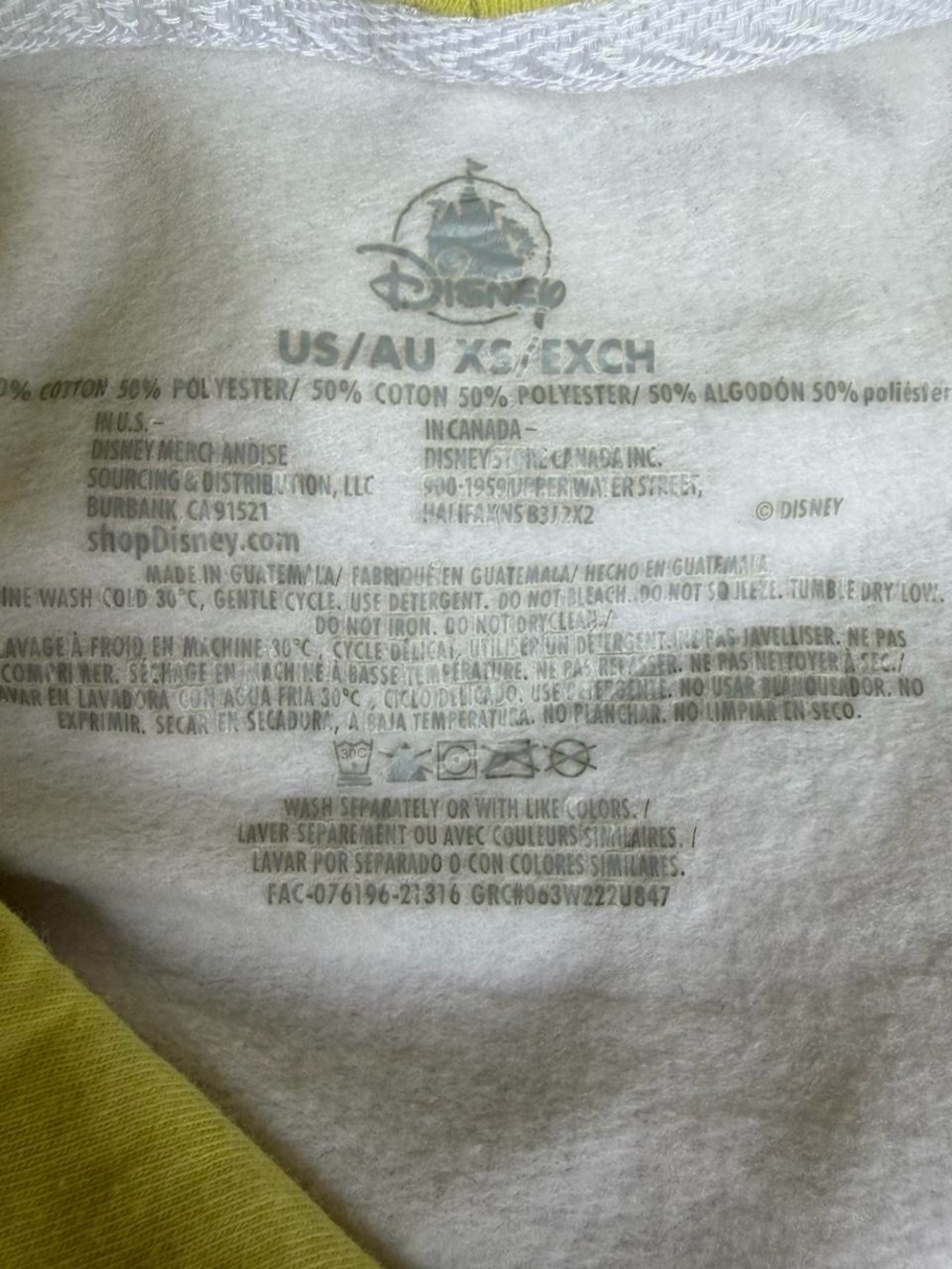 Disney Mickey Mouse Icon Oh Boy Cropped Hoodie Xs View 6
